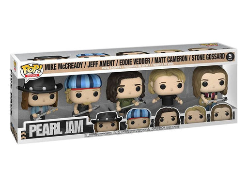 Action Figures and Toys POP! - Music - Pearl Jam - 5 Pack - Cardboard Memories Inc.