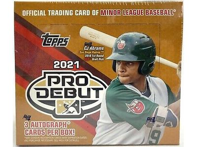 Sports Cards Topps - 2021 - Baseball - Pro Debut - Jumbo Box - Cardboard Memories Inc.