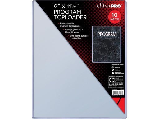Supplies Ultra Pro - Top Loaders - 10mm Program Toploader - Cardboard Memories Inc.
