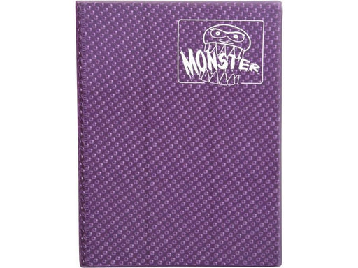 Supplies BCW - Monster - 9 Pocket Binder - Holofoil Purple - Cardboard Memories Inc.