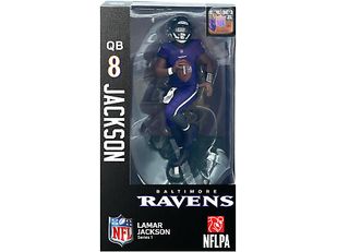 Action Figures and Toys Import Dragon Figures - Baltimore Ravens - Lamar Jackson - Cardboard Memories Inc.
