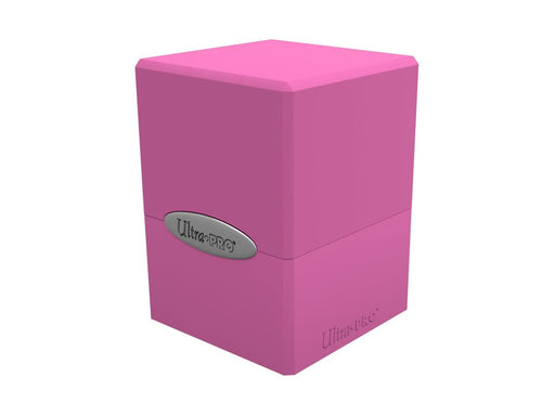 Supplies Ultra Pro - Satin Cube Trading Card Deck Box - Hot Pink - Cardboard Memories Inc.