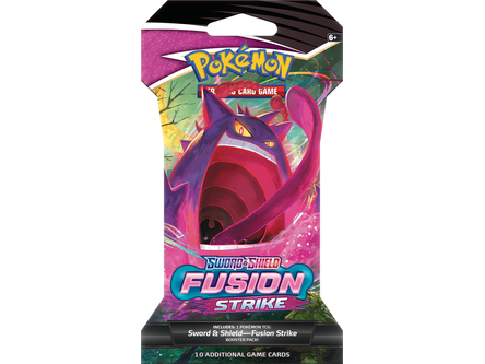 Trading Card Games Pokemon - Sword and Shield - Fusion Strike - Trading Card Game Blister Booster Pack - Cardboard Memories Inc.