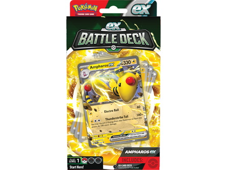 Trading Card Games Pokemon - EX Battle Deck - Ampharos EX - Cardboard Memories Inc.