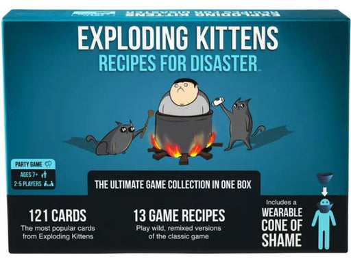 Card Games Rebel - Exploding Kittens - Recipes for Disaster - Cardboard Memories Inc.