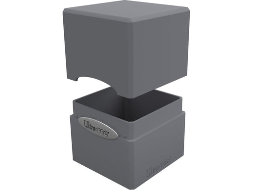 Supplies Ultra Pro - Satin Cube Trading Card Deck Box - Smoke Grey - Cardboard Memories Inc.