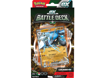 Trading Card Games Pokemon - EX Battle Deck - Lucario EX - Cardboard Memories Inc.