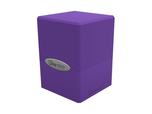 Supplies Ultra Pro - Satin Cube Trading Card Deck Box - Royal Purple - Cardboard Memories Inc.