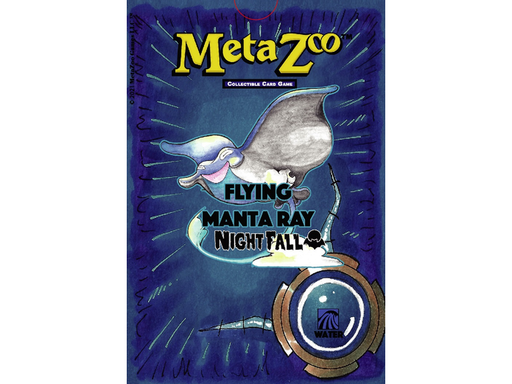 Trading Card Games Metazoo - Nightfall - 1st Edition - Theme Deck - Flying Manta Ray - Cardboard Memories Inc.