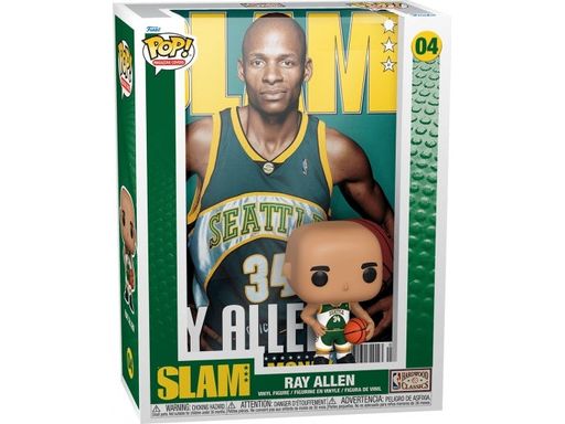 Action Figures and Toys POP! - Magazine Covers - Sports - NBA - Ray Allen - Seattle Supersonics - Cardboard Memories Inc.