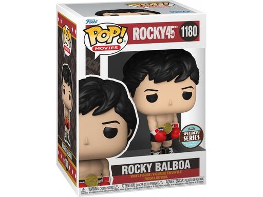 Action Figures and Toys POP! -  Movies - Rocky - Rocky Balboa with Belt - Cardboard Memories Inc.
