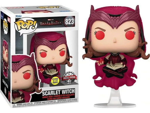 Action Figures and Toys POP! - Television - Marvel - WandaVision - Scarlet Witch - Glow in the Dark - Special Edition - Cardboard Memories Inc.