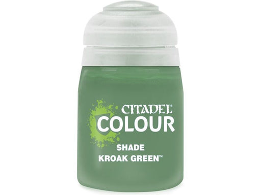 Paints and Paint Accessories Citadel Shade Paint - Kroak Green - 24-29 - Cardboard Memories Inc.