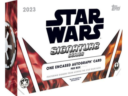 Non Sports Cards Topps - 2023 - Star Wars - Signature Series - Trading Card Hobby Box - Cardboard Memories Inc.