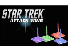 Collectible Miniature Games Wizkids - Star Trek Attack Wing - Faction Base and Peg Set - Blue - Cardboard Memories Inc.