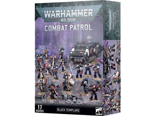 Collectible Miniature Games Games Workshop - Warhammer 40K - Black Templars - Combat Patrol - 55-50 - Cardboard Memories Inc.