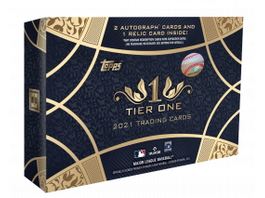 Sports Cards Topps - 2021 - Baseball - Tier One - Hobby Box - Cardboard Memories Inc.