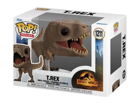 Action Figures and Toys POP! -  Movies - Jurassic World - T-Rex - Cardboard Memories Inc.
