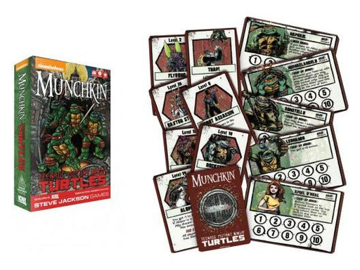 Card Games Steve Jackson Games - Munchkin - Teenage Mutant Ninja Turtles - Cardboard Memories Inc.