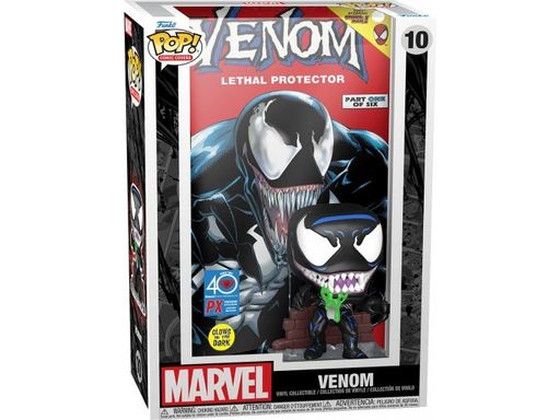 Action Figures and Toys POP! - Marvel - Comic Covers - Glow in the Dark Venom Lethal Protector - Cardboard Memories Inc.