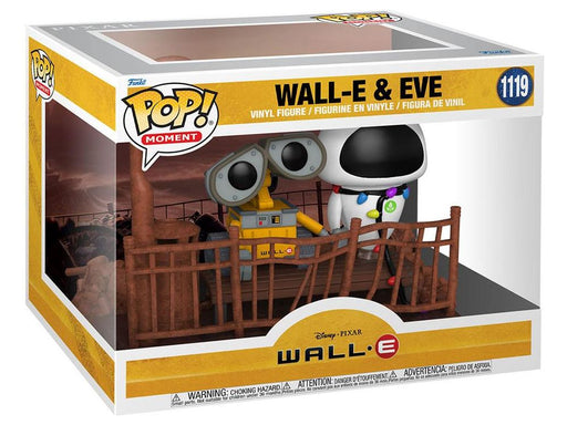 Action Figures and Toys POP! - Movies - Disney Moments - Wall-E - Wall-E and Eve - Cardboard Memories Inc.