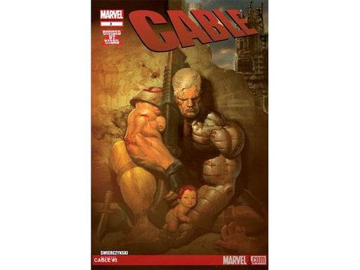Comic Books Marvel Comics - Cable (2008 2nd Series) 003 (Cond. FN/VF) - 13005 - Cardboard Memories Inc.