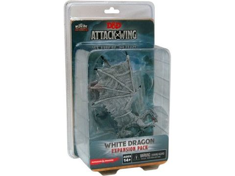 Collectible Miniature Games Wizkids - Dungeons and Dragons Attack Wing - White Dragon - Expansion Pack - 71960 - Cardboard Memories Inc.