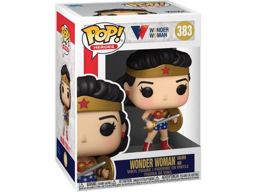 Action Figures and Toys POP! - DC Super Heroes - Wonder Woman 80th Anniversary - Wonder Woman Golden Age - Cardboard Memories Inc.