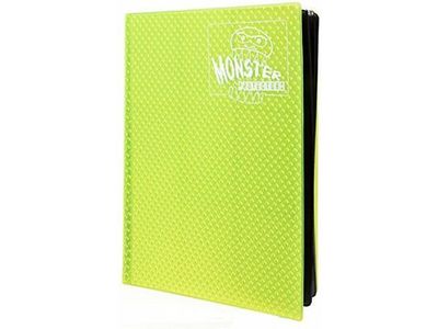 Supplies BCW - Monster - 9 Pocket Binder - Holofoil Yellow - Cardboard Memories Inc.