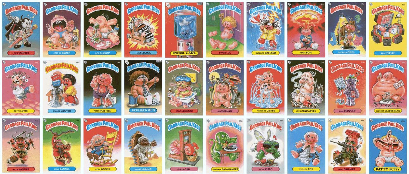 Garbage Pail Kids Collectible Cards Cardboard Memories Inc. Garbage Pail Kids Collectible Cards Cardboard Memories Inc.