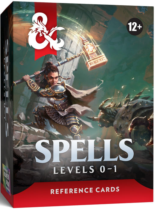 Wizards of the Coast - 2026 - Dungeons and Dragons - 5th Edition - Reference Cards - Spells - Levels 0-1