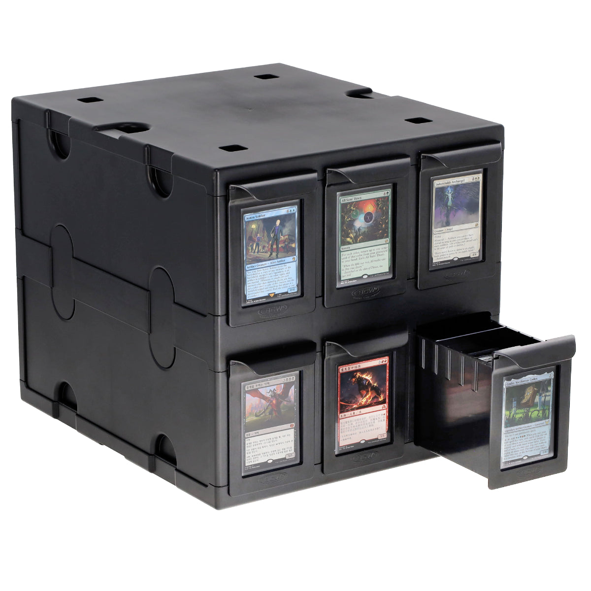 BCW 6 Drawer Card Catalog Black — Cardboard Memories Inc.