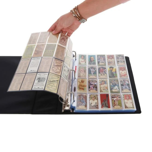 Supplies BCW - 20 Pocket Tobacco LaserWeld Binder Pages - Box of 100 - Cardboard Memories Inc.