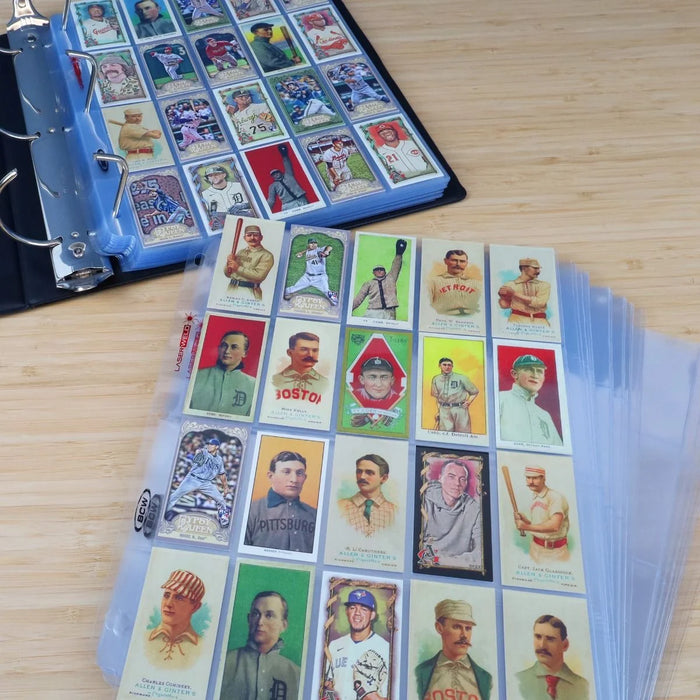 Supplies BCW - 20 Pocket Tobacco LaserWeld Binder Pages - Box of 100 - Cardboard Memories Inc.