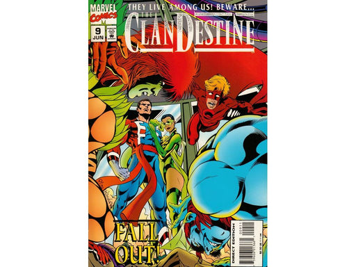 Comic Books Marvel Comics - Clandestine (1994 1st Series) 009 (Cond. FN+) 20312 - Cardboard Memories Inc.