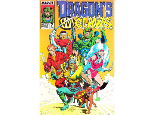 Comic Books Marvel Comics - Dragon's Claws (1988) 007 (Cond. FN-) 20302 - Cardboard Memories Inc.