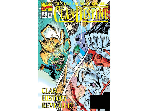 Comic Books Marvel Comics - Clandestine (1994 1st Series) 008 (Cond. FN+) 20311 - Cardboard Memories Inc.