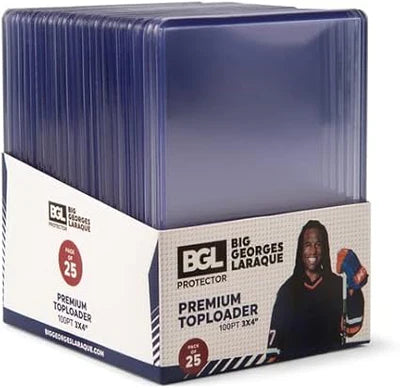 Supplies BGL - Top Loaders - 3x4 Thick 100pt Pack - Cardboard Memories Inc.