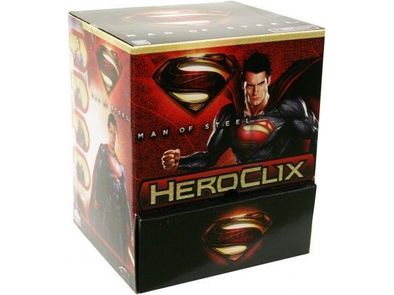 Collectible Miniature Games Wizkids - DC - HeroClix - Man Of Steel - Gravity Feed Box - Cardboard Memories Inc.