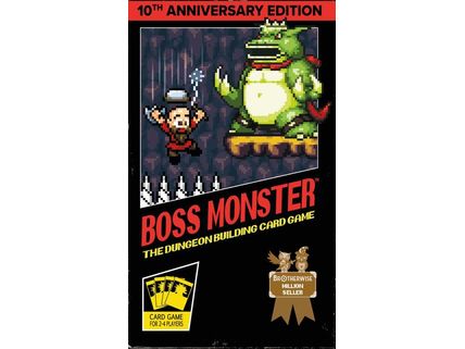Deck Building Game Brotherwise - Boss Monster - Dungeon Building - 10th Anniversary Edition - Card Game - Cardboard Memories Inc.