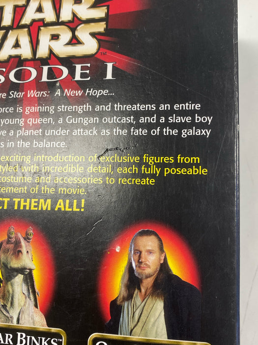 Action Figures and Toys Hasbro - Star Wars - Episode 1 - Jar Jar Binks - 12" Action Figure *DAMAGED BOX* - Cardboard Memories Inc.