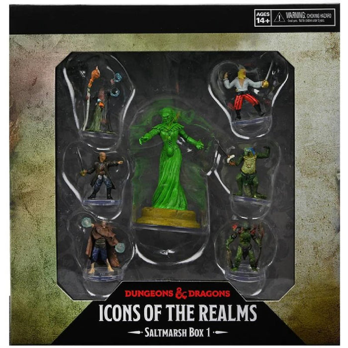 Role Playing Games Wizkids - Dungeons and Dragons - Icons of the Realms - Saltmarsh Box 1 - Cardboard Memories Inc.