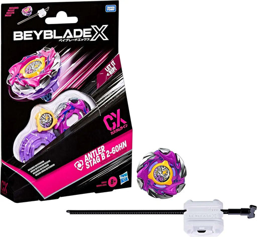 Action Figures and Toys Hasbro - Beyblade X - Antler Stag - B 2-60HN - Starter Pack - Cardboard Memories Inc.