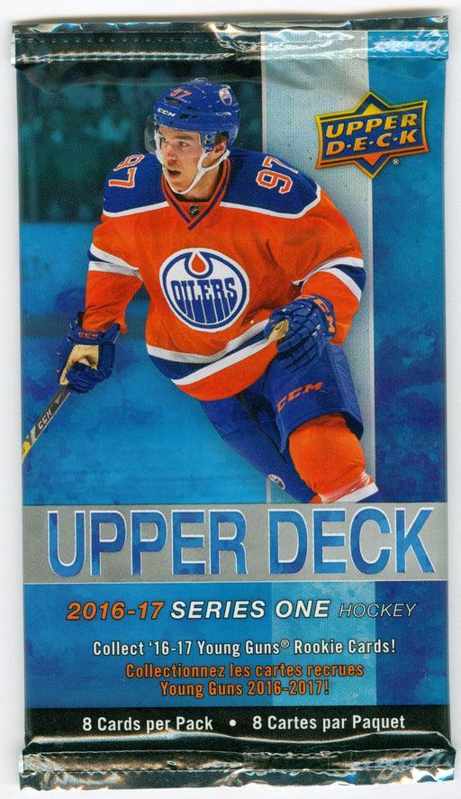 Sports Cards Upper Deck - 2016-17 - Hockey - Series 1 - Retail Pack - Cardboard Memories Inc.