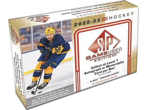Sports Cards Upper Deck - 2022-23 - Hockey - SP Game Used - Hobby Box - Cardboard Memories Inc.
