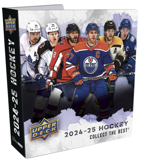 hockey card binder Hockey Strong Trading Card Album, Customizable 3 Ring Binder