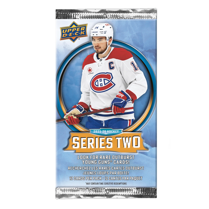 Upper Deck - 2025-26 - Hockey - Series Two - Gravity Feed Pack