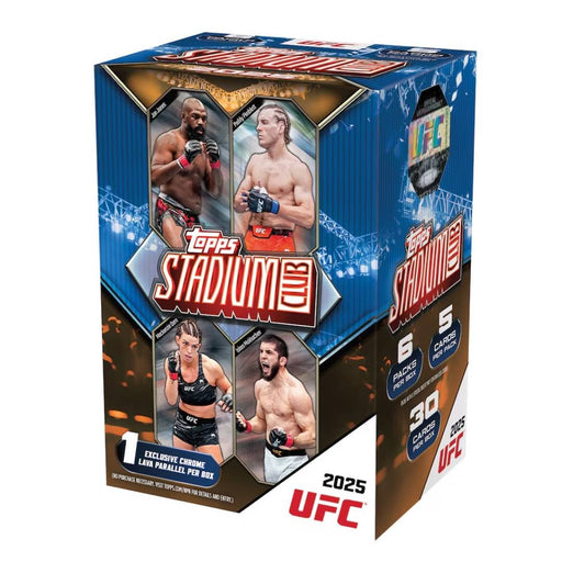 Sports Cards Topps - 2025 - UFC - Stadium Club - Blaster Value Box - Cardboard Memories Inc.