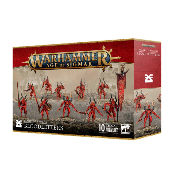 Collectible Miniature Games Games Workshop - Warhammer Age of Sigmar - Blades of Khrone - Bloodletters - 97-08 - Cardboard Memories Inc.