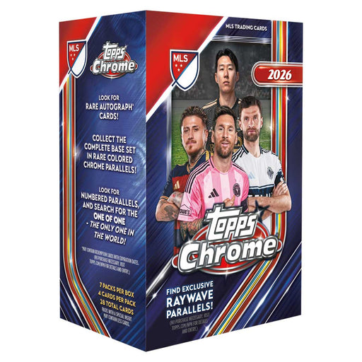 Sports Cards Topps - 2026 - Soccer - Major League Soccer - Chrome - Blaster Value Box - Cardboard Memories Inc.